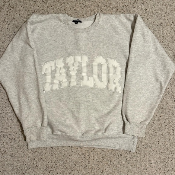 The Bar Tops - The Bar TAYLOR Varsity Crew Sweatshirt